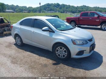  Salvage Chevrolet Sonic