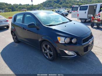  Salvage Chevrolet Sonic