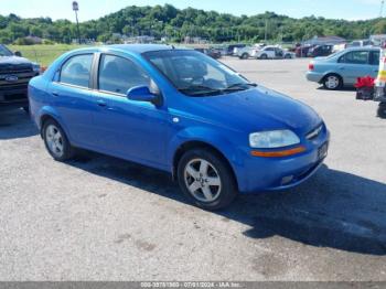  Salvage Chevrolet Aveo