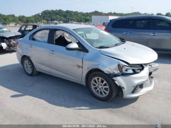  Salvage Chevrolet Sonic