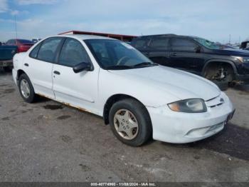  Salvage Chevrolet Cavalier