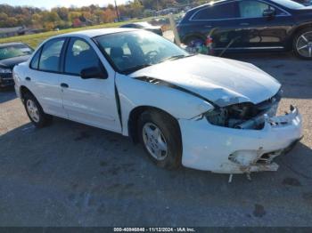  Salvage Chevrolet Cavalier