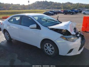  Salvage Toyota Corolla