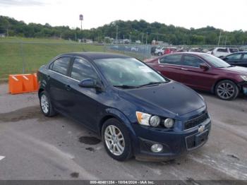  Salvage Chevrolet Sonic