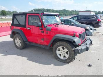  Salvage Jeep Wrangler