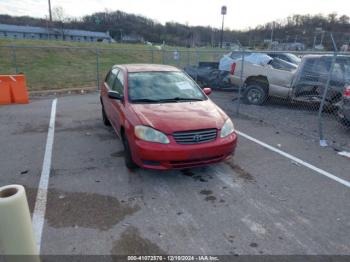  Salvage Toyota Corolla