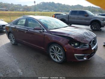  Salvage Lincoln MKZ Hybrid