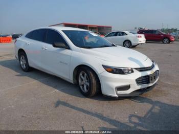  Salvage Chevrolet Malibu