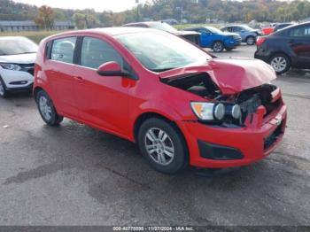  Salvage Chevrolet Sonic