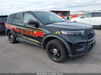  Salvage Ford Police Interceptor Utilit