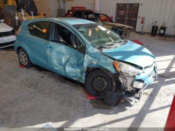  Salvage Toyota Prius c