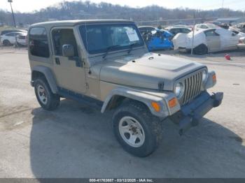  Salvage Jeep Wrangler