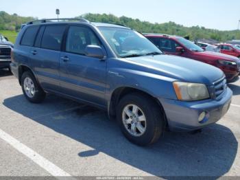  Salvage Toyota Highlander