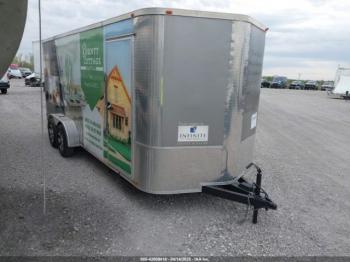  Salvage Arising Enclosed Cargo Trailer