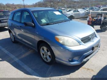  Salvage Toyota Matrix