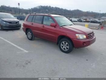  Salvage Toyota Highlander