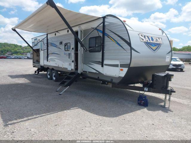  Salvage Forest River Salem Travel Trailer