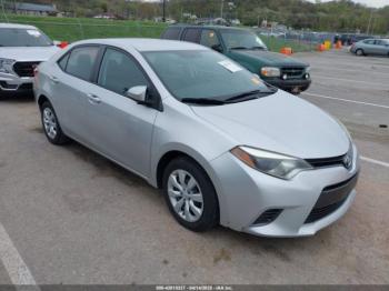  Salvage Toyota Corolla