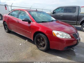  Salvage Pontiac G6