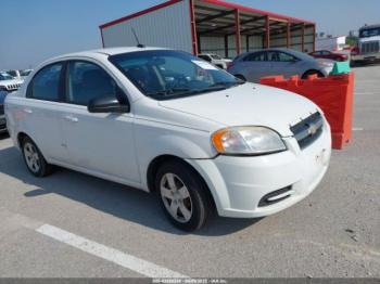  Salvage Chevrolet Aveo