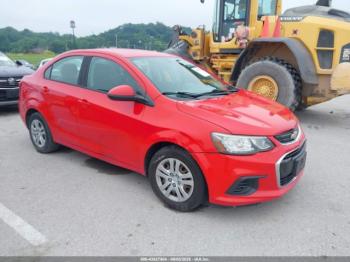  Salvage Chevrolet Sonic