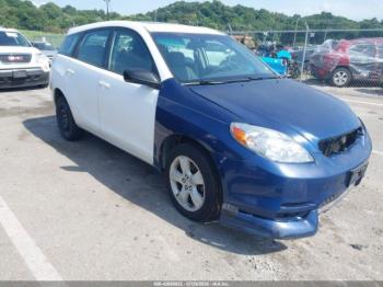  Salvage Toyota Matrix