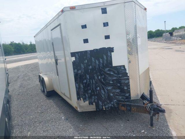  Salvage Triple R Trailers Enclosed Trailer