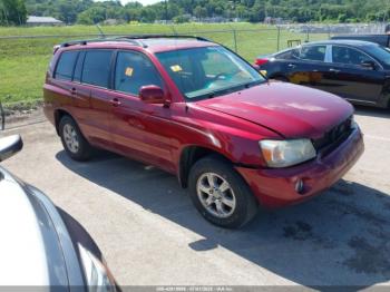  Salvage Toyota Highlander