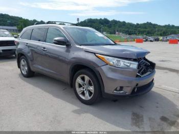  Salvage Toyota Highlander