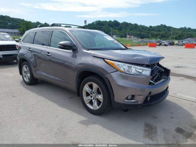  Salvage Toyota Highlander