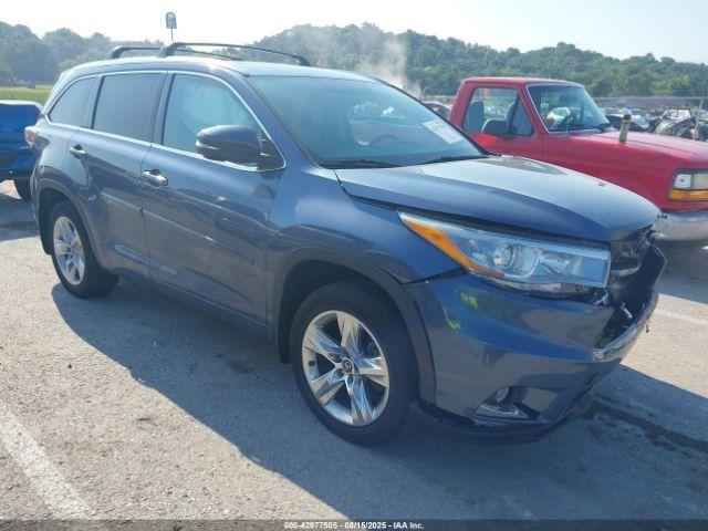 Salvage Toyota Highlander
