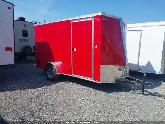  Salvage Sparta Manufacturing 6x12 Enclosed Trailer