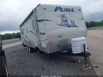  Salvage Palomino Puma 26rlss Travel Traile