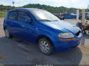  Salvage Chevrolet Aveo