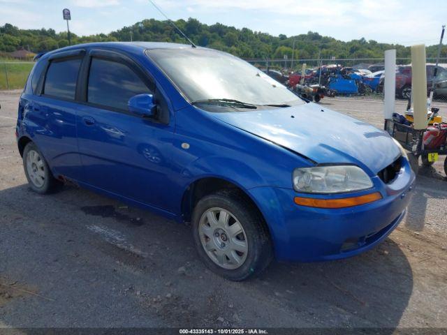  Salvage Chevrolet Aveo