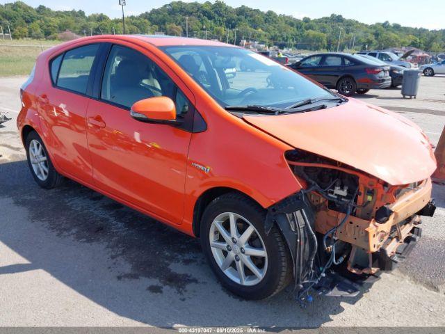  Salvage Toyota Prius c