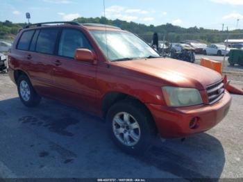  Salvage Toyota Highlander