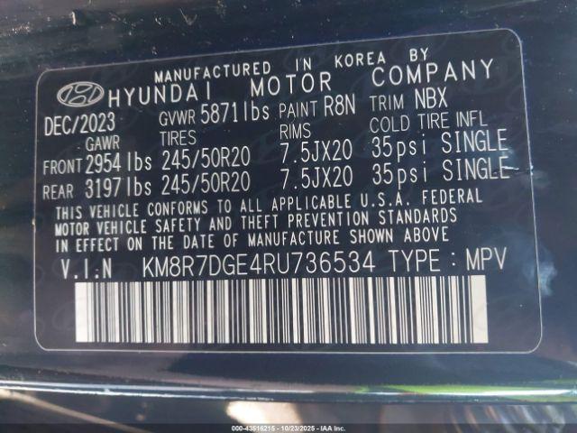 Hyundai PALISADE Calligraphy Image 7