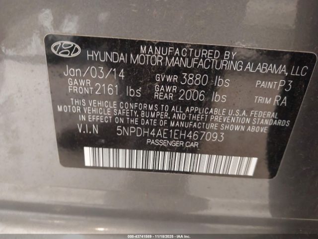 Hyundai ELANTRA Limited Image 14