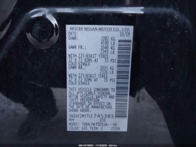 Nissan Rogue S Fwd Image 14