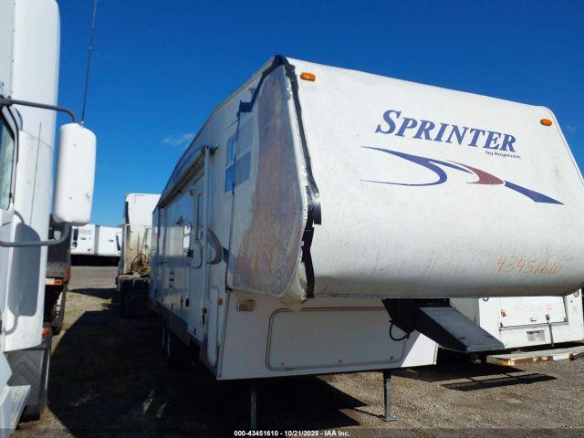  Salvage Keystone Sprinter 5th Wheel