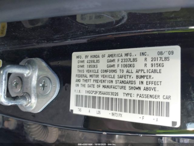 Honda Accord 2.4 Lx Image 17