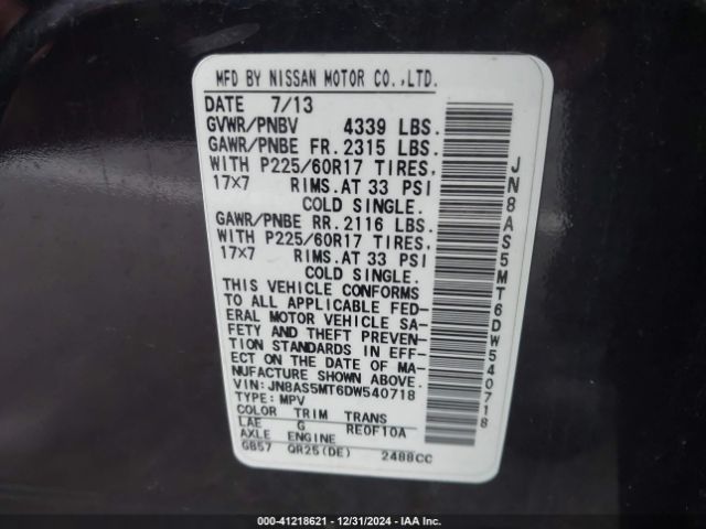 Nissan Rogue Sv Image 6