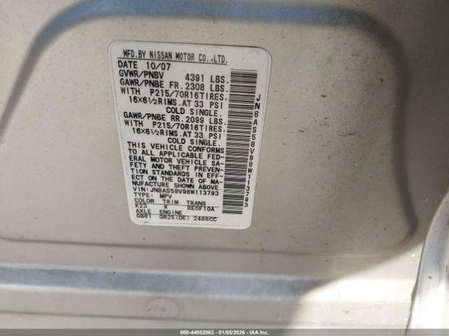 Nissan Rogue S Image 7