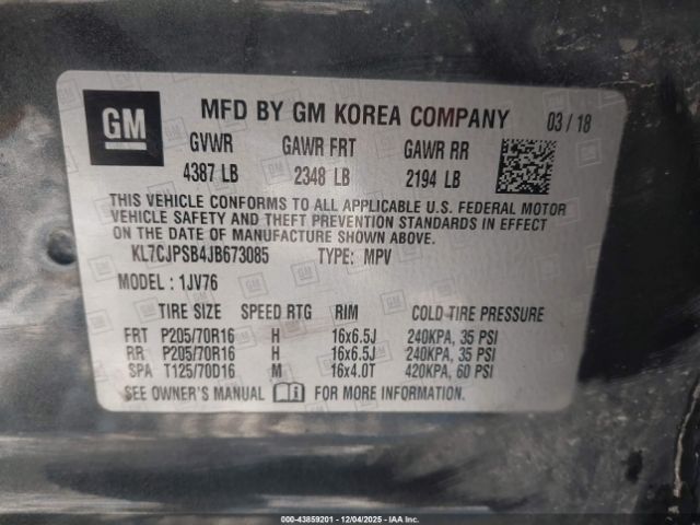 Chevrolet Trax Lt Image 10