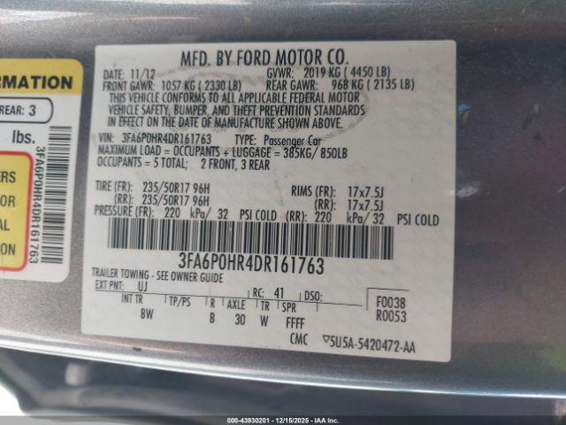 Ford Fusion Se Image 2