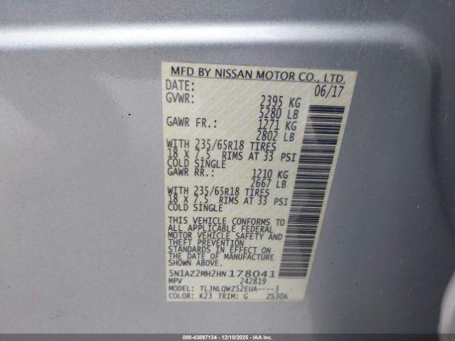 Nissan Murano Sv Image 14