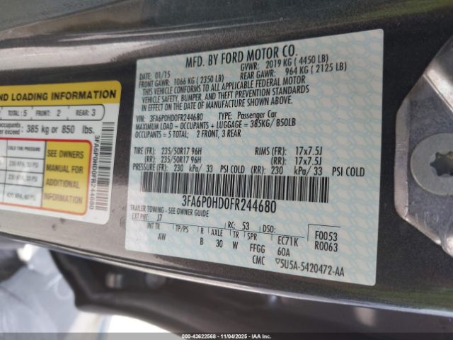 Ford Fusion Se Image 11