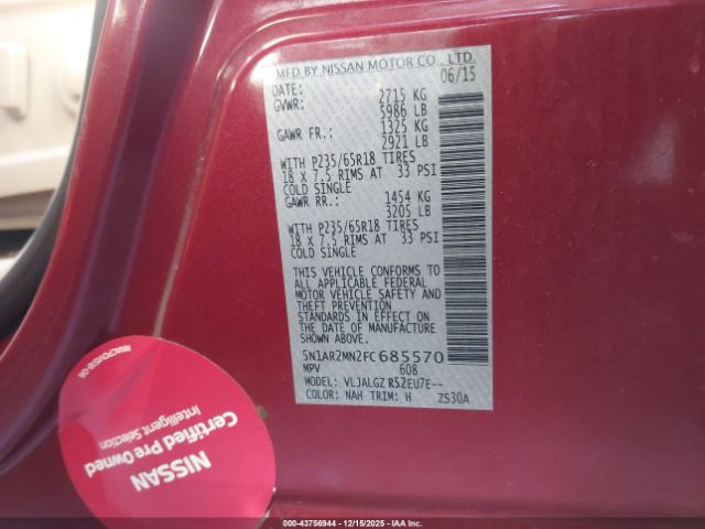 Nissan Pathfinder Sl Image 5