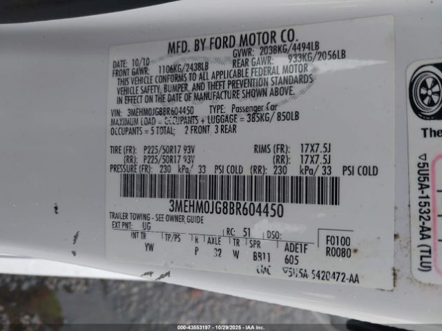 Mercury Milan Premier Image 12